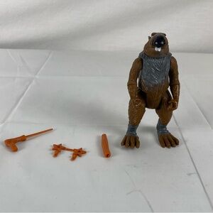 Vintage 1988 TMNT Teenager Mutant Ninja Turtles Splinter Action Figure w/cane